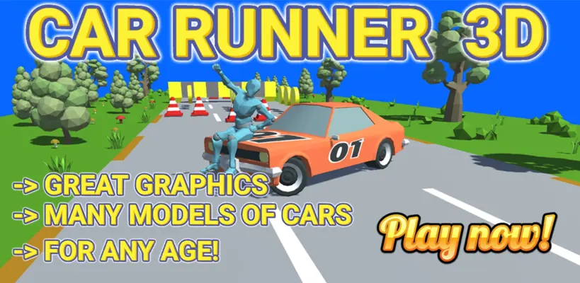 Car Runner 3D android App screenshot 0